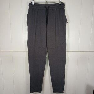 Alphalete Joggers Mens Medium Gray Tapered Zipper Ankle Athletic Pants